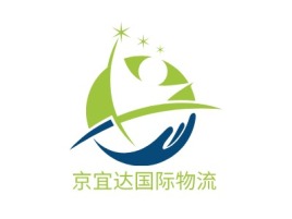 京宜达国际物流企业标志设计