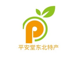 平安堂东北特产品牌logo设计