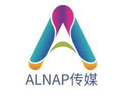 ALNAP传媒logo标志设计