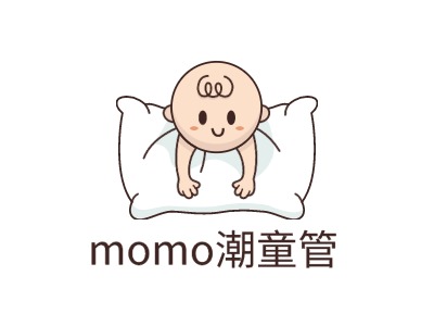 momo潮童管LOGO设计