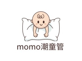 内蒙古momo潮童管门店logo设计