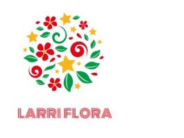 
LARRI  FLORA店铺标志设计