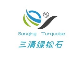 Sanqing  Turquoise店铺标志设计