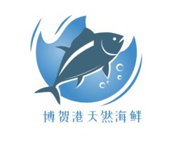 博贺港天然海鲜品牌logo设计