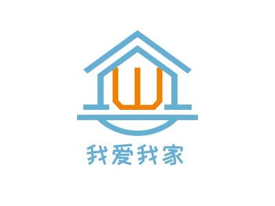 我爱我家LOGO设计