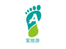 爱旅游logo标志设计