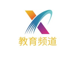 教育频道logo标志设计