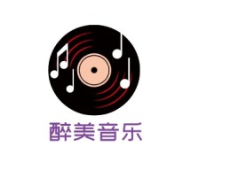 黑龙江醉美音乐logo标志设计