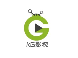 KG影视logo标志设计