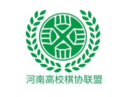 河南高校棋协联盟logo标志设计