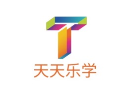 陕西天天乐学logo标志设计