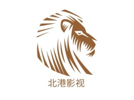 北港影视logo标志设计