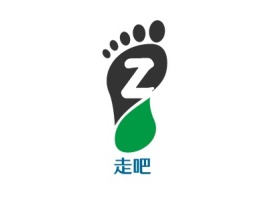 贵州走吧logo标志设计