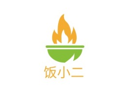 湖北饭小二品牌logo设计