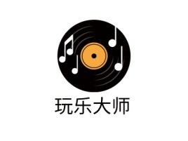玩乐大师logo标志设计