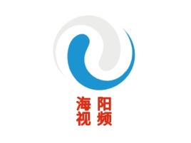海阳视频logo标志设计