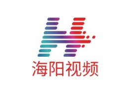 海阳视频logo标志设计