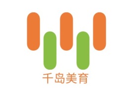 千岛美育logo标志设计