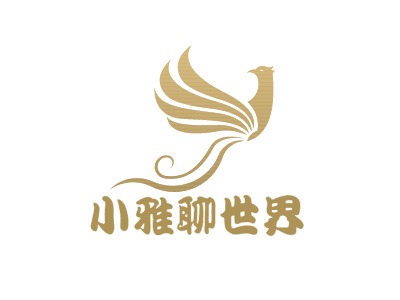 小雅聊世界LOGO设计