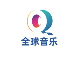 全球音乐logo标志设计