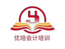 河北优培会计培训logo标志设计