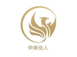 重庆伊美佳人门店logo设计