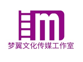 江苏梦翼文化传媒工作室logo标志设计