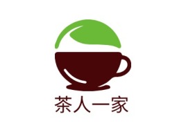 茶人一家店铺logo头像设计