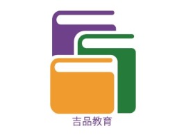 吉品教育logo标志设计