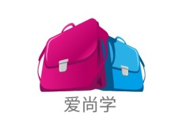 黑龙江爱尚学店铺标志设计
