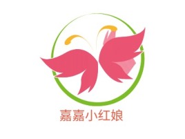 嘉嘉小红娘婚庆门店logo设计