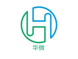 华微公司logo设计