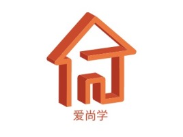 爱尚学logo标志设计