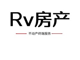 Rv房产企业标志设计