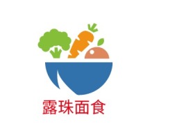 露珠面食店铺logo头像设计