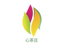 心茶庄店铺logo头像设计