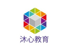 沐心教育logo标志设计