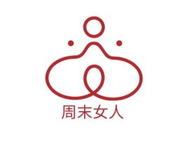 河南周末女人logo标志设计