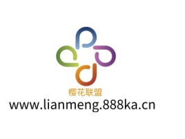 樱花联盟公司logo设计