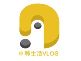 小韩生活VLOG门店logo设计