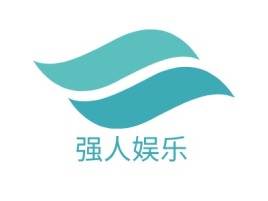 江苏强人娱乐logo标志设计