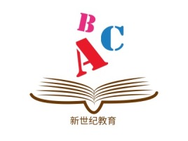 新世纪教育logo标志设计