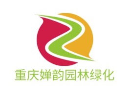 重庆婵韵园林绿化企业标志设计