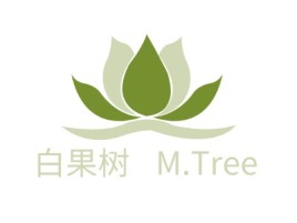 白果树  M.Tree店铺标志设计
