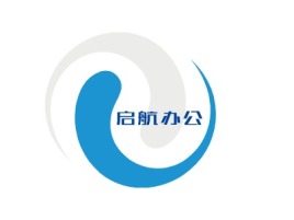 启航办公公司logo设计