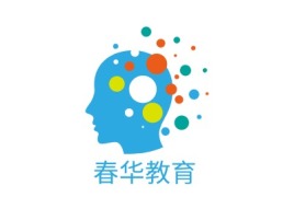 江苏春华教育logo标志设计