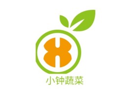 小钟蔬菜品牌logo设计