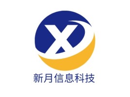 新月信息科技公司logo设计