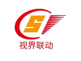 视界联动公司logo设计