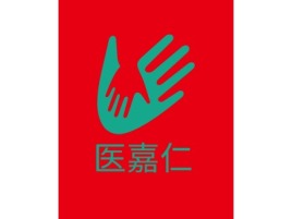 医嘉仁门店logo标志设计